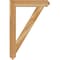 Ekena Millwork Traditional Arts & Crafts Rough Sawn Bracket, Western Red Cedar, 4"W x 26"D x 38"H BKT04X26X38TRA03RWR - alternate 2